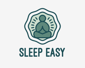 Meditation Zen Buddha logo design