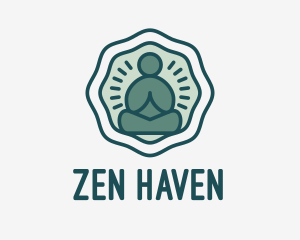 Buddha - Meditation Zen Buddha logo design