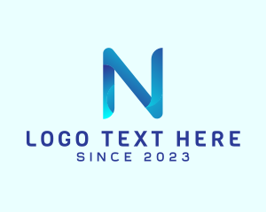 Advisory - Modern Firm Brand Letter N logo design