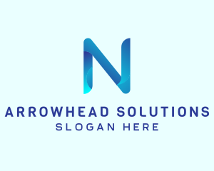 Modern Firm Brand Letter N logo design