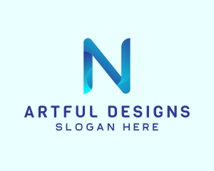 Modern Firm Brand Letter N logo design