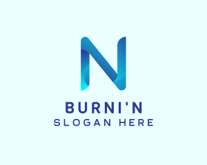 Modern Firm Brand Letter N logo design