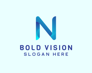 Modern Firm Brand Letter N logo design