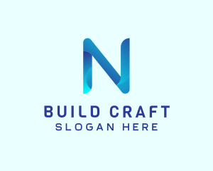 Modern Firm Brand Letter N logo design