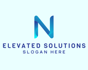 Modern Firm Brand Letter N logo design