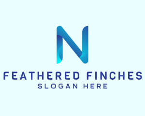 Modern Firm Brand Letter N logo design