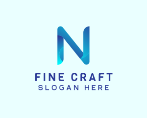 Modern Firm Brand Letter N logo design