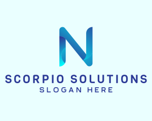 Modern Firm Brand Letter N logo design