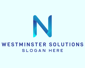 Modern Firm Brand Letter N logo design