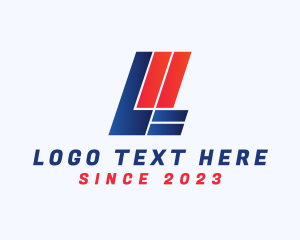 Car - Express Logistics Letter L logo design