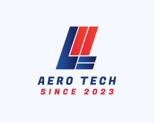 Aero - Express Logistics Letter L logo design