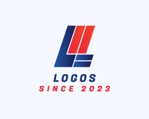 Express Logistics Letter L logo design