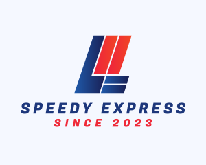 Express - Express Logistics Letter L logo design