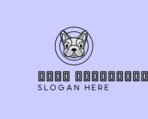 French Bulldog Dog logo design