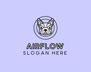 French Bulldog Dog logo design