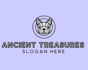 French Bulldog Dog logo design