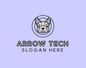 French Bulldog Dog logo design