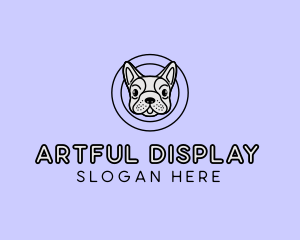 French Bulldog Dog logo design