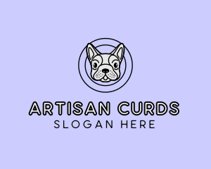 French Bulldog Dog logo design