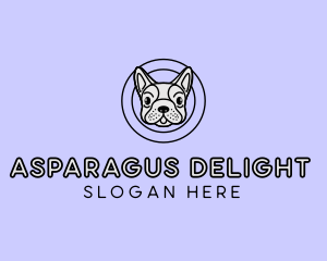 French Bulldog Dog logo design