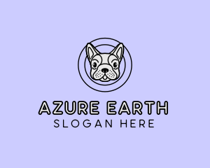 French Bulldog Dog logo design