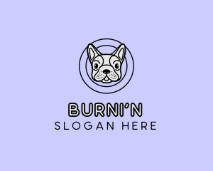 French Bulldog Dog logo design