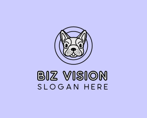 French Bulldog Dog logo design