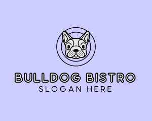 Bulldog - French Bulldog Dog logo design