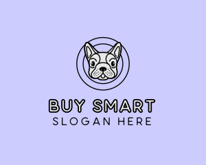 French Bulldog Dog logo design