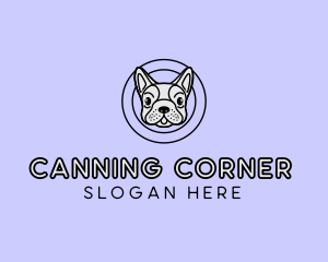 French Bulldog Dog logo design