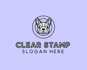 French Bulldog Dog logo design