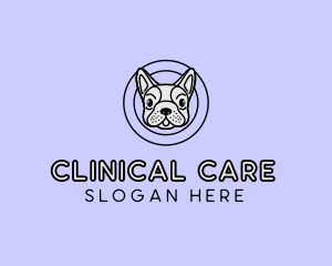 French Bulldog Dog logo design