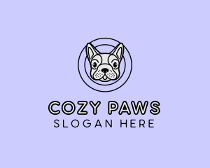 French Bulldog Dog logo design