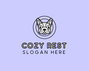 French Bulldog Dog logo design