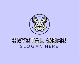 French Bulldog Dog logo design