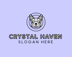 French Bulldog Dog logo design