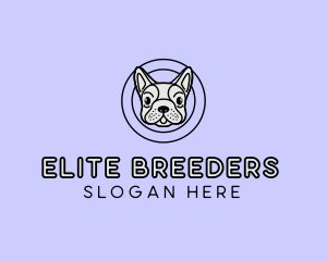 French Bulldog Dog logo design