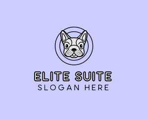 French Bulldog Dog logo design