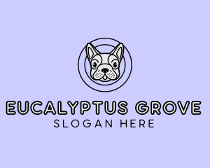 French Bulldog Dog logo design