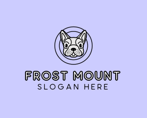 French Bulldog Dog logo design