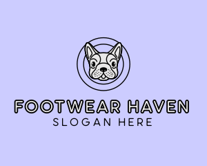 French Bulldog Dog logo design