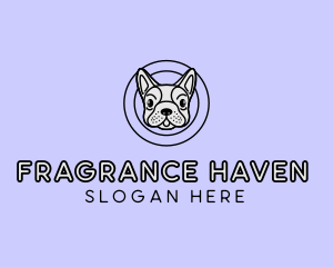 French Bulldog Dog logo design