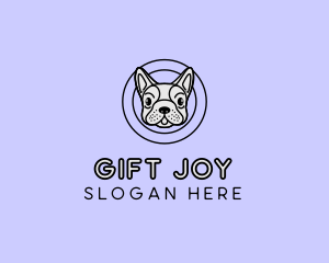 French Bulldog Dog logo design