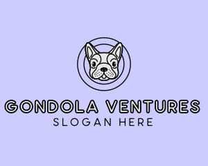 French Bulldog Dog logo design