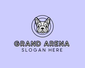 French Bulldog Dog logo design