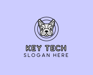 French Bulldog Dog logo design