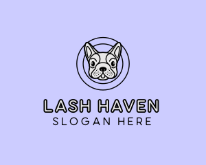 French Bulldog Dog logo design