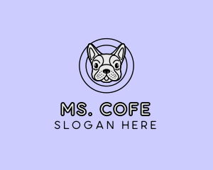 French Bulldog Dog logo design