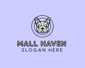 French Bulldog Dog logo design