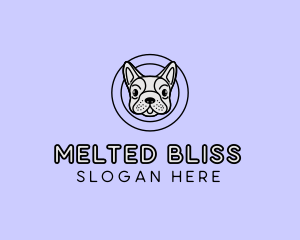 French Bulldog Dog logo design